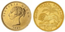 Gold Coins of British East India