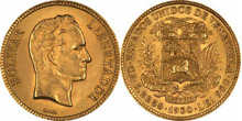 Gold Coins of Venezuela