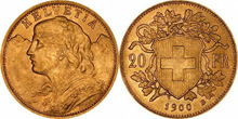 Gold Coins of Switzerland 