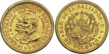 Gold Coins of El Salvador