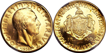 Gold coins of Albania