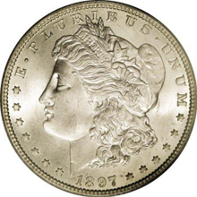 1897-O $1  MS66 PCGS. 